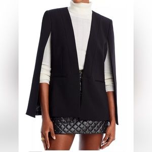 BCBG MaxAzria Cape Jacket Red Size XS